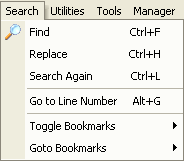 Search Menu